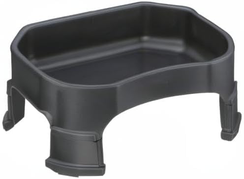 Neater Pet Brands Extra Large Water Bowl for Dogs, Elevated Outdoor Dog Water Bowl (1.25 Gallon XL Capacity), Big Trough Style Food Dish for Indoors or Outside, No Spill Large Dog Bowls, Black