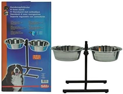 Nobby Dog-foodbar with 2 Bowls, 4.00 Litre, 27 cm