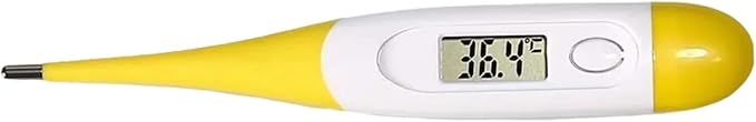 Digital Thermometer for Pets - Soft Head Veterinary Thermometer for Dogs and Cats(Pink)