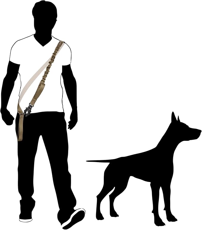 ICEFANG Tactical Dog Leash,K9 Training Walking Bungee Lead with 2 Control Handle,Heavy Duty Quick Release Metal Clasp,for Medium Large Breed (Reflective Purple, 6 FT)