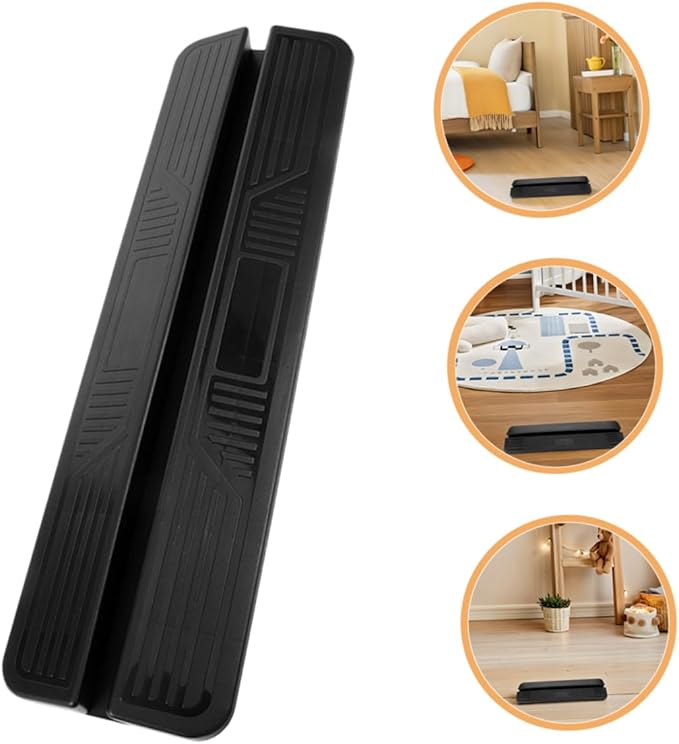 PRETYZOOM Pet Gate Reinforcement Safety Door Fixator Ramps for Doorways Floor Height Gap Bridge Adaptable Design Accessories