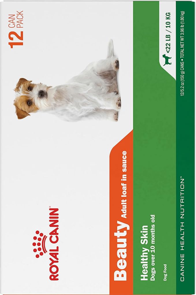 Royal Canin Canine Health Nutrition Adult Beauty Loaf in Sauce Dog Food, 5.2 oz (Pack of 12)