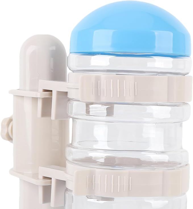 Pssopp Dog Standing Water Dispenser Feeder, Automatic Feeders Capacity Pet Standing Water Dispenser Feeder for Playful Pets Dog, 500ml Automatic Pet (Blue)