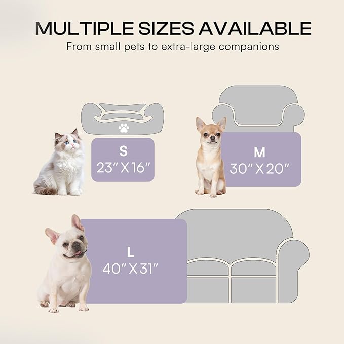 Luciphia 1 Pack 3 Cat Printed Fleece Pet Blankets Washable,Soft Warm Throw Covers for Crate Couch Bed,Cozy Puppy Essentials for Dogs and Cats,Purple/Grey/Khaki, Medium (30x20)