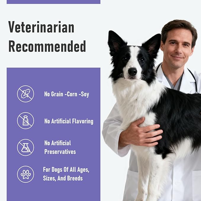 Dog Probiotics Probiotics for Dogs - Digestive Enzymes for Gut Flora, Digestive Health, Diarrhea & Bowel Support - Dog Supplement Soft Chew for Pet Immune System -(40ct )