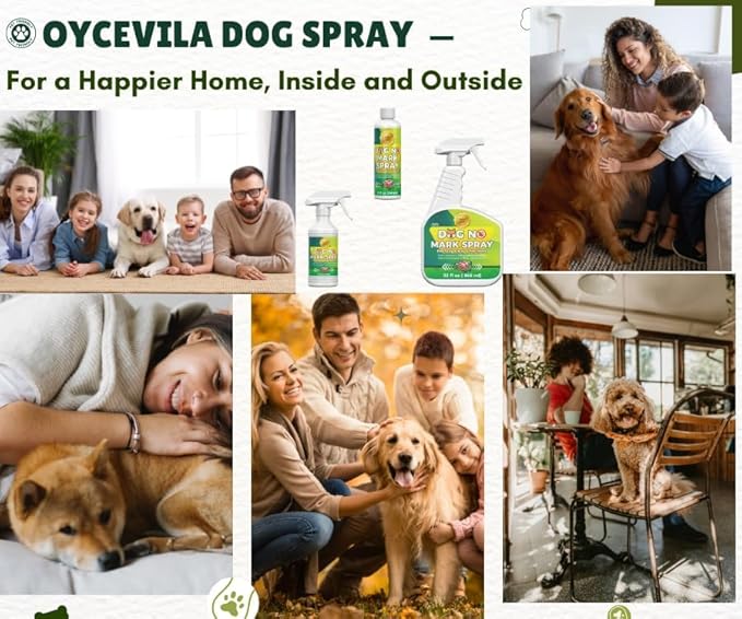 8oz No Pee Spray for Dogs - Potty Training Spray to Stop Marking Indoors & Outdoors - Safe Puppy Housebreaking Aid