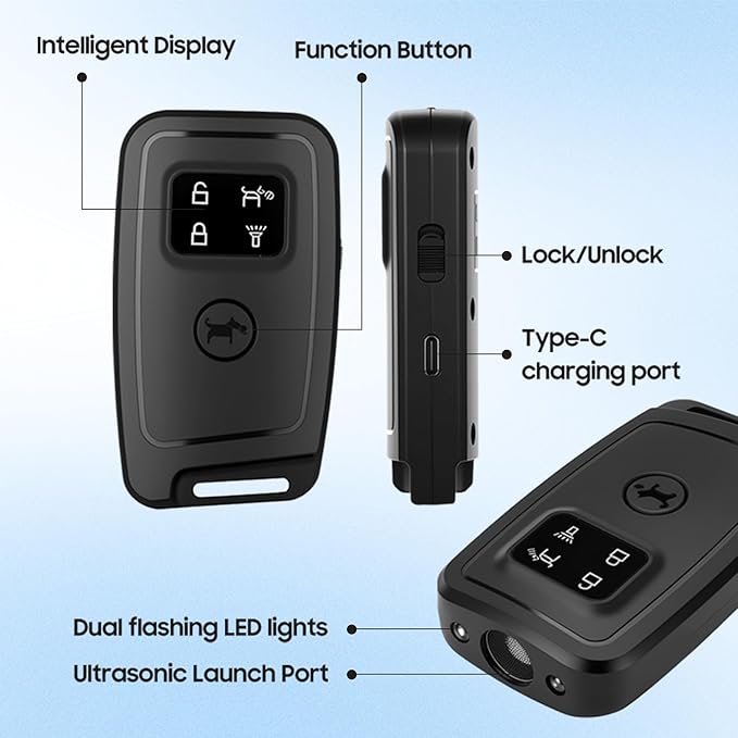 Ultrasonic Anti Barking Device for Dogs,Dog Deterrent Devices & Barking Silencer for Bad Behavior,Indoor/Outdoor Dog Training Bark Control