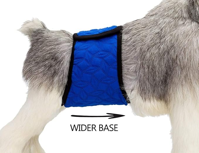 Mkono Male Dog Belly Band Wraps Washable Dog Diapers Male for Small and Medium Dogs (3 Pack), Waist 14.2 Inches to 20 Inches