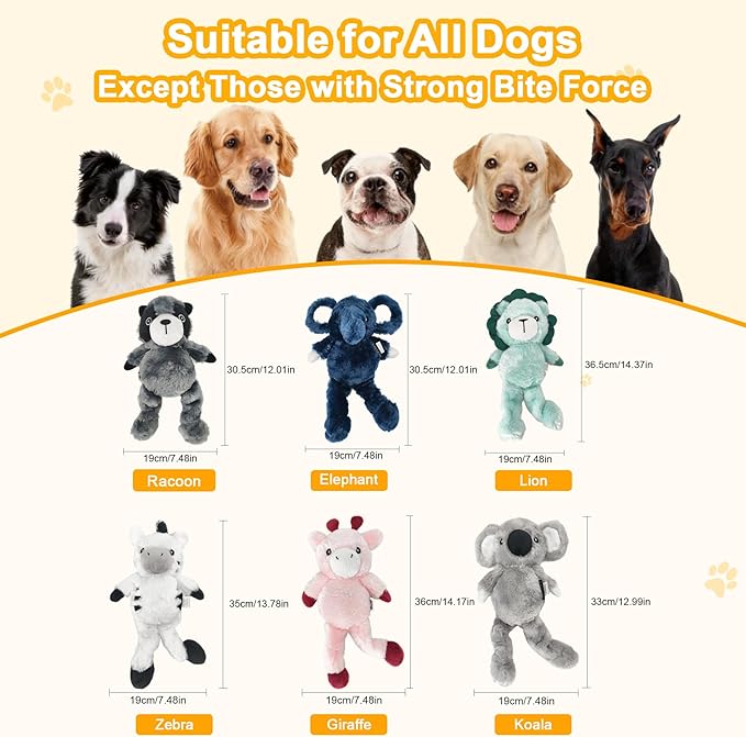 Blue Elephant Plush Squeaky Dog Toy with Bungee Leg Puppy Teething Chew Toy Cute Soft Funny Indoor Outdoor Interactive Stuffed Animal Dog Toy for Small Medium Large Dogs Toy Gift 30.5cm/12.01in