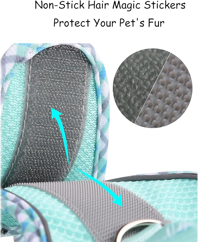 Petank Dog Harness for Small Medium Dogs No Pull, Puppy Harness and Leash Set, Step in Dog Harness for Walking, Running, Training, Small Dog Vest(Purple, S)
