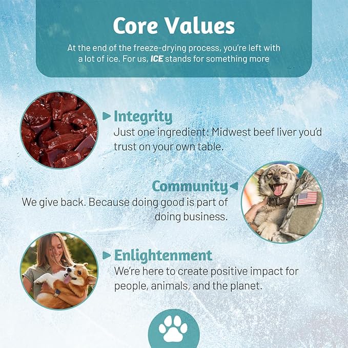 100% USA Freeze Dried Beef Liver Treats for Dogs and Cats β 100% Natural - Single Ingredient β High Protein Snack β All Breeds β Made in USA β 4oz Bag (Regular size pieces for dogs over 15 lbs)