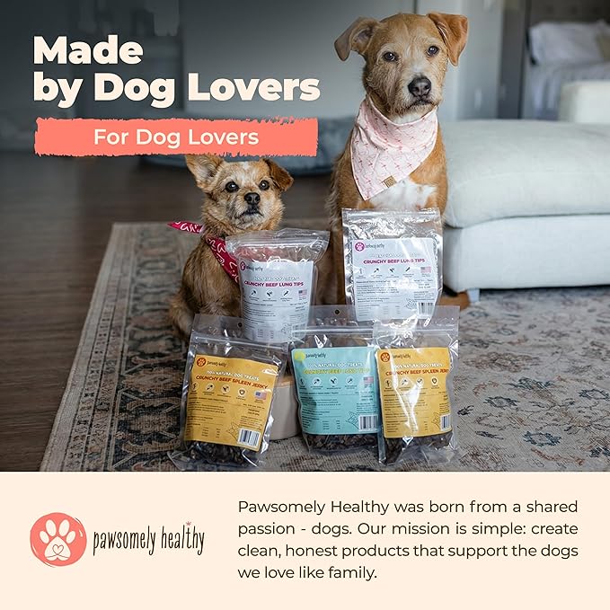 Crunchy Variety Bundle, Includes Beef Liver, Lung & Spleen Jerky, Vitamin-Rich & High-Protein Healthy Treats for Dogs, Rawhide-Free Air-Dried Treats for Puppies, Adults & Seniors, Made in USA