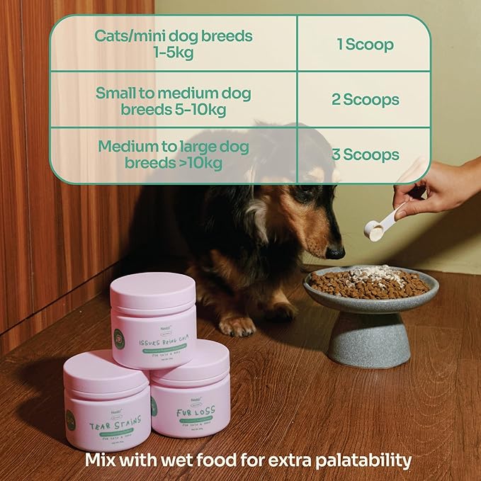 Notti Calming Supplement for Dogs & Cats โ Anxiety Relief with L-Theanine, L-Tryptophan, Ashwagandha, Valerian โ Stress Relief - Sleep Aid, Separation Anxiety, Travel, Barking - Hyperactivity