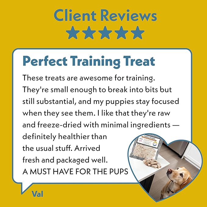 Fresh Is Best Turkey Tenders Freeze Dried Dog Treats – Raw Freeze Dried Treats for Dogs & Cats in Resealable Zipper Bag – High-Protein Single Ingredient – Made in the USA