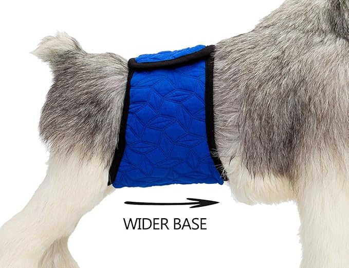 Mkono Male Dog Belly Band Wraps Washable Dog Diapers Male for Small and Medium Dogs (3 Pack), Waist 11.8 Inches to 14.6 Inches