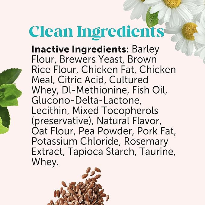 Calming Chews for Cats - Cat Anxiety Relief + Helps Reduce Stress - Behavioral Support & Promotes Relaxation for Travel, Boarding, Vet Visits, Separation Anxiety - Chicken (90-Day Supply)
