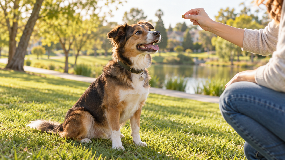 Best dog treats for training during an outdoor sit command