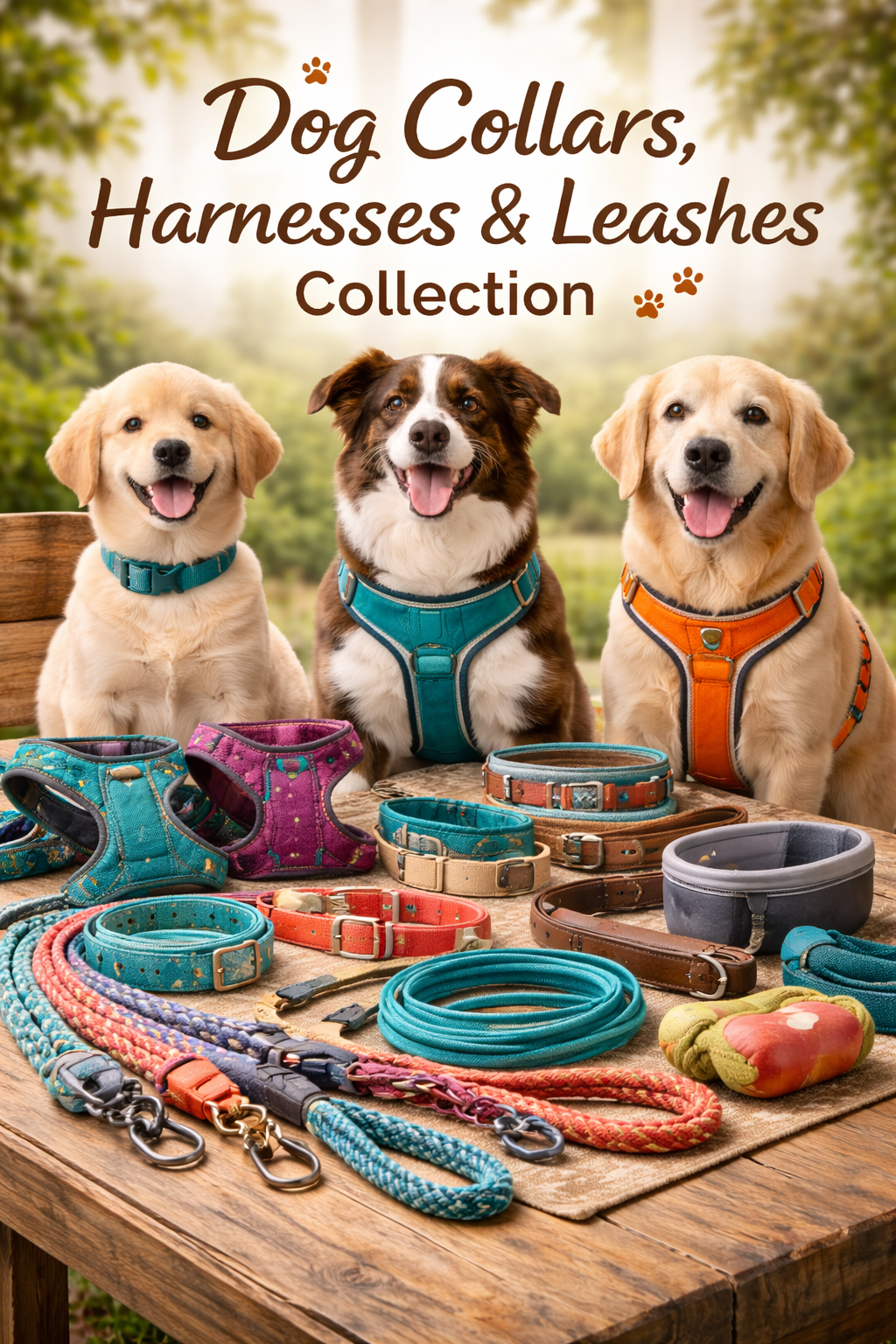 Dog Collars, Harnesses & Leashes