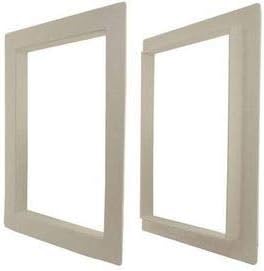 | Heavy Duty Wall Entry Bundle | Chew Proof, Weather Tight | Door, Frame and Drop in Closing Panel | Dog Size 20-120 Lbs | Frame Size 14" x 20"