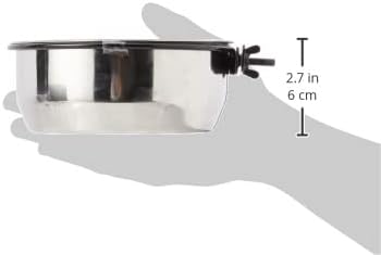 Classic Pet Products Classic Steel Bolt Clamp Coop Cup, 900 ml