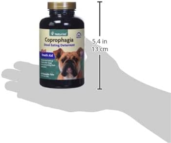 NaturVet – Coprophagia Stool Eating Deterrent Plus Breath Aid | Deters Dogs from Consuming Stool | Enhanced with Breath Freshener, Enzymes & Probiotics | 60 Chewable Tablets