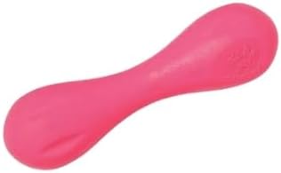 WEST PAW Zogoflex Hurley Dog Bone Chew Toy – Floatable Pet Toys for Aggressive Chewers, Catch, Fetch – Bright-Colored Bones for Dogs – Recyclable, Dishwasher-Safe, Non-Toxic, Large, Geranium