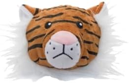 fabdog Dog Faballs Squeaker Pet Stuffed Toys – Soft, Colorful Dog Plush Toy with Cotton Covering – Decorative Fluffy Toy for Dogs – Small to Large (Tiger, Large)