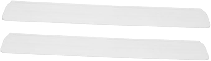 Yardwe 2Pcs Anti-Kick Pedal for Baby Gate Height Adjustment Ramp Floor Gap Bridge for Pets Safety Door Fixator White