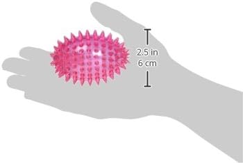 Gnawsome™ 3.5” Spiky Squeaker Football Dog Toy - Small, Cleans Teeth and Promotes Good Dental and Gum Health for Your Pet, Colors Will Vary (Pack of 2)