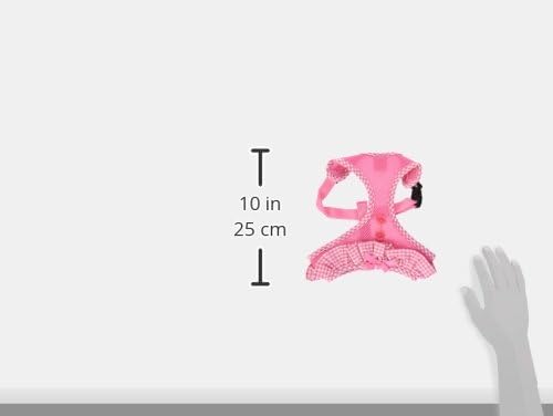 Authentic Puppia Vivien Harness, Pink, Large