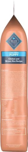 Blue Buffalo Life Protection Formula Large Breed Puppy Dry Dog Food with DHA, Vital Nutrients & Antioxidants, Made with Natural Ingredients, Chicken & Brown Rice Recipe, 15-lb. Bag