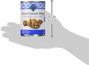 Blue Buffalo Family Favorites Adult Wet Dog Food, Made with Natural Ingredients, Sunday Chicken Dinner, 12.5-oz Can, 12 Count (Pack of 2)