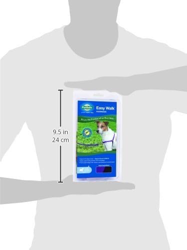 PetSafe Easy Walk Harness for Dogs - Pull-Free Walks - Patented Martingale Loop Design - Front Chest Leash Attachment - Comfort Straps - Breathable Harness Design - Small, Deep Purple/Black