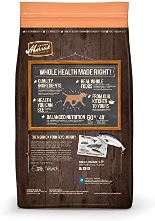 Merrick Premium Grain Free Dry Adult Dog Food, Wholesome And Natural Kibble With Real Salmon And Sweet Potato - 10.0 lb. Bag