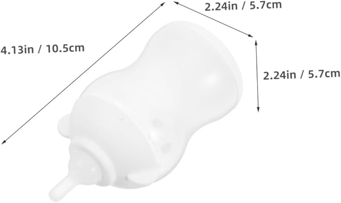 Balacoo 2PCS Pet Nursing Bottles Soft Milk Feeder for Kittens and Puppies Portable Heat Resistant Design for Newborn Pet Feeding Supplies