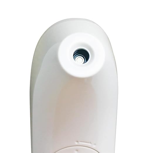 ADC Essentials 1-Second Non-Contact Infrared Thermometer with Color-Coded Backlight and 10-Reading Memory, Model 431, White