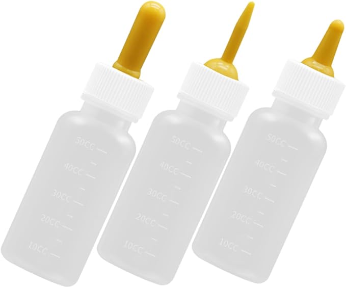 Garneck 3pcs Pet Bottle Small Cat Milk Bottle Reusable Household Pet Nurser Suitable for Newborn Small Animals