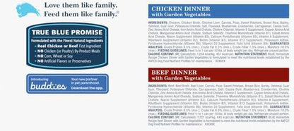 Blue Buffalo Homestyle Recipe Adult Wet Dog Food,Made with Natural Ingredients,Chicken and Beef Dinner Variety Pack,12.5-oz Cans,(Pack of 12)