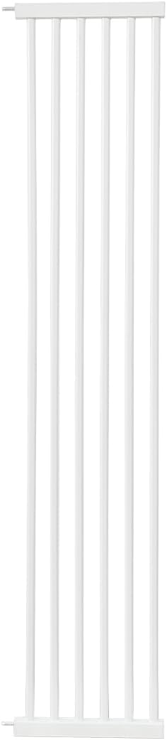 Lumizone Extra Tall Cat Gate Extension Kit 55.12" High Pressure Mounted 2025 New 12.60" Extra Wide 1.37" Gap No Drilling Tall Pet Gate for Dogs (White, 55.12" H x 12.60" W, Extension)