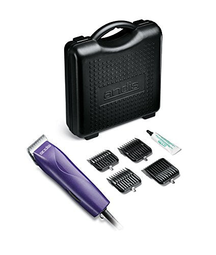 Andis (Pet 22690 EasyClip Pro-Animal 7-Piece Detachable Blade Clipper Kit,Purple