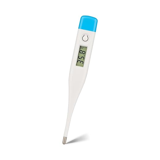 Intelligent Digital Thermometer,LCD Display Screen,Fast Measurement,Suitable for Children and Adults,Easy to Maintain Cleanliness and Hygiene,Bringing Family Health,Light Blue