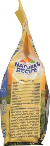 Nature's Recipe Grain Free Dog Food, Chicken | Small Breed | Sweet Potato & Pumpkin | 4 lb Bag | Pack of 2