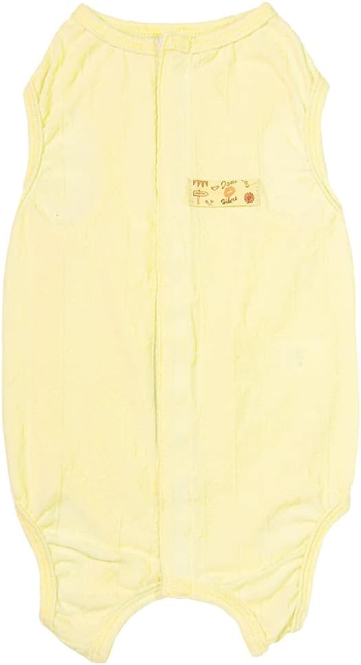 Recovery Suit for Dog After Surgery Cut Pet Recovery Shirt Dog Abdominal Wounds Bandages,Wound Protective Dog OneSize for Surgery Female Dog Vest Prevent Licking,Substitute E-Collar（RSS08-Vyellow-M）