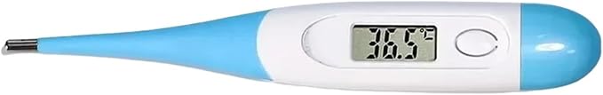 Digital Thermometer for Pets - Soft Head Veterinary Thermometer for Dogs and Cats(Pink)