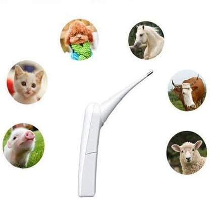 Pet Thermometer Dog Thermometer, Fast Digital Veterinary Thermometer, Pet Thermometer for Dogs, Cats, Horse,Cattle, Pigs,Birds, Sheep.(Battery Included)
