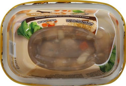 Nutrish Wet Dog Food Chicken Muttballs with Carrots, Rice Pasta & Spinach, No Corn, Wheat or Soy, 8 oz. Tub (Pack of 8) (Rachael Ray)