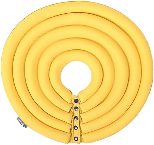 Dog Cone Collar, Inflatable Dog Neck Donut Collar Alternative After Surgery, Soft Protective Recovery Cone for Small Medium Large Dogs and Cats Puppies - Alternative Collar (Ginger,XS)