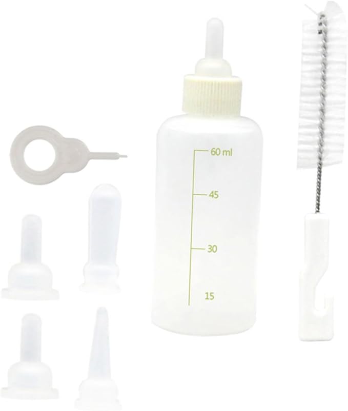 BESPORTBLE 1set Pet Feeding Bottles Set Cat Feeding Bottle for Kitten Milk Kitten for Nursing Small Nursing Pet Supply