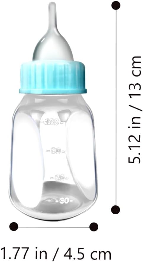 Happyyami 2pcs Kitten Nursing Bottles Silicone Pet Feeder for Kittens and Puppies Safe and Pet Feeding Easy to Use and Clean