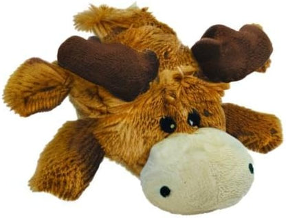 KONG Cozie Marvin Moose - Cute Dog Plush Toy for Indoor Play - Soft Chew Toy & Snuggle Buddy - with Squeaker, Durable Design & Minimal Stuffing - for Small Dogs